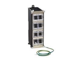 TRIPPLITE 8-PORT METAL DIN-RAIL MOUNTING KEYSTONE
