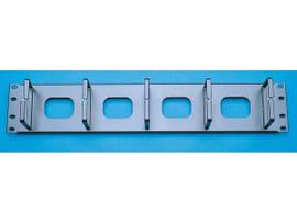 LEGRAND-ORTRONICS PNL,WIRE MGT,3.5X19 2X3, CUT-OUTS,P,BK