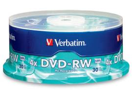 DVD-RW 4.7GB 2X 6X30PK SPDL