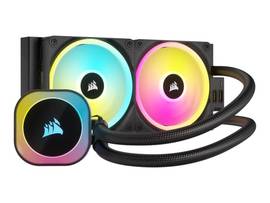 CORSAIR ICUE LINK H100I RGB LIQUID CPU COOLER WITH QX120 RGB FANS