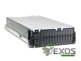 SEAGATE  4U106 JBOD-1.27PB 106X 12TB 3.5IN SAS EXOS HDD 7.2K 1.2M DEEP DUAL IO 4-12GB X4 MINI-SAS HD HOST/EXPPORTS 2X 1G ETH RJ-45 PORTS REDUNDANT PSU