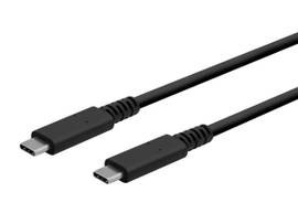 MONOPRICE USB4 TYPE-C GEN 3X2 40GBPS 100W_ BLACK_ 1M (3.28FT)