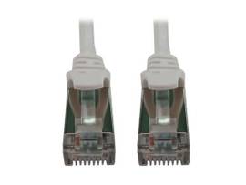 TRIPPLITE CAT6 CABLE SHIELDED SLIM M/M WHITE 5FT