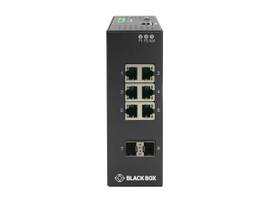 BLACK BOX CORP 8P IND GIG ETHERNET SWTICH MAN EXT TEMP