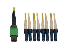 TRIPP LITE FIBER SMF 12FMTP/MPO-APC TO 4X LC/UPC 2M