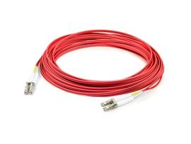 ADD-ON 2M LC M/M OM2 RED FIBER PLENUM PATCH CBL