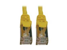 TRIPPLITE CAT6 CABLE SHIELDED SLIM M/M YELLOW 25FT