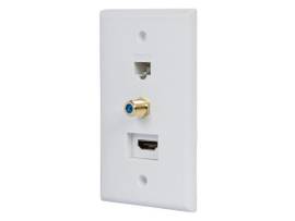 MONOPRICE RECESSED HDMI WALL PLATE_WITH 1X HDMI F