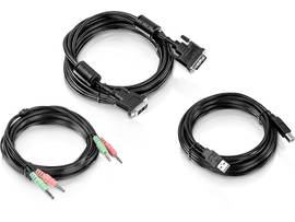 TRENDNET 15 FT. DVI-I, USB,AND AUDIO KVM CABLE KIT