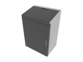 MIDDLE ATLANTIC VWM DOOR W/SOLID 36 H X 10 D BLK