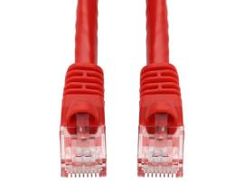 ADD-ON 6IN RJ-45 M/M CAT6 RED CU PVC PATCH CBL