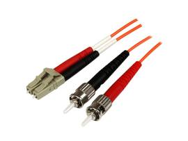 1M OFNP LC TO ST DUPLEX FIBER CABLE