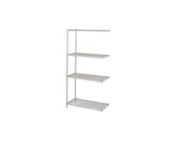 SAFCO SHELVING WIRE IND ADD ON GRY