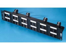 LEGRAND-ORTRONICS PANEL 24PORT TRACJACK BEZEL 3.5 X 19