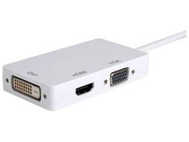 AXIOM 3-IN-1 DISPLAYPORT TO HDMI, VGA AND DVI VIDEO ADAPTER