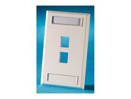LEGRAND-ORTRONICS FP,KEYSTONE,2HOLE,SG,LBL DESG ELEC IV