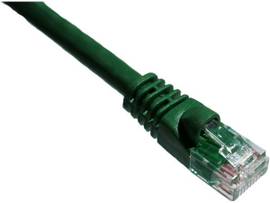 AXIOM 50FT CAT6A 650MHZ PATCH CABLE MOLDED BOOT (GREEN)