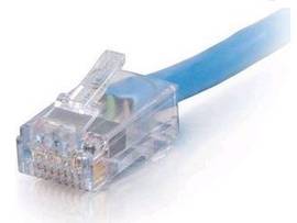 C2G 3FT CAT6 NON-BOOTED PLN CBL-BLUE