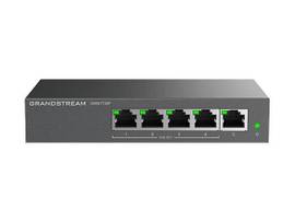 GRANDSTREAM LAYER 2 UNMANAGED POE SWITCH, 5 X GIGE (4 X POE), METAL CASE