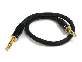 MONOPRICE 1.5FT PREMIER SERIES 1/4IN TRS MALE TO M