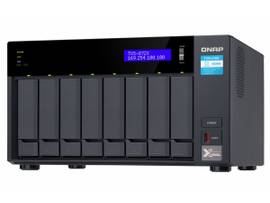 QNAP DESKTOP 8-BAY NAS/ISCSI IP-SAN, INTEL CORE I3-8100T 4-CORE 3.1 GHZ, 8GB DDR4 RAM, 10GBE01 (BASE-T), 1GBE2