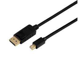 AXIOM MINI DISPLAYPORT MALE TO DISPLAYPORT MALE ADAPTER CABLE 6FT (BLACK)