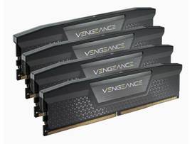 CORSAIR DDR5, 5200MT/S 192GB 4X48GB DIMM, UNBUFFERED, 38-38-38-84, XMP 3.0, VENGEANCE DDR5 BLACK HEATSPREADER, 1.25V