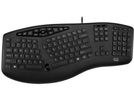 SLIM ERGONOMIC KYBD /SPLITZONE&SCROLL WH