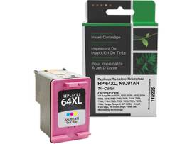 CLOVER IMAGING REMANUFACTURED HIGH YIELD TRI-COLOR INK CARTRIDGE REPLACEMENT FOR HP N9J91AN (HP 64XL)