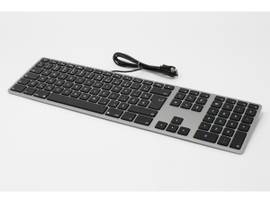 WIRED ALUMINUM KEYBOARD FOR MAC - SPACE GRAY - FRENCH CANADIAN