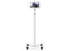 COMPULOCKS GALAXY TAB A8 10.5  SPACE ENCLOSURE MEDICAL ROLLING CART EXTENDED WHITE