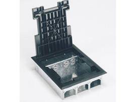 LEGRAND-WIREMOLD SAF FLOORBOX BLK CARPET C