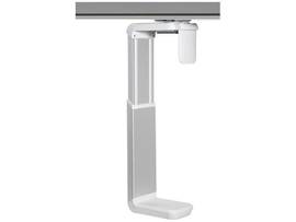 HUMANSCALE CPU HOLDER FITS WHITE BRUSHED ALUMINUM