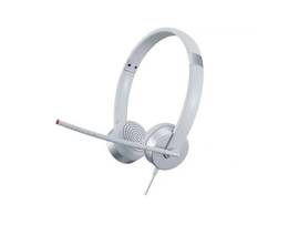 LENOVO 100 STEREO ANALOG HEADSET - CLOUD GREY