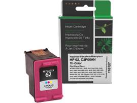 CLOVER IMAGING REMANUFACTURED TRI-COLOR INK CARTRIDGE REPLACEMENT FOR HP C2P06AN (HP 62)