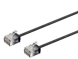 MONOPRICE MICRO SLIMRUN CAT6 ETHERNET PATCH CABLE - STRANDED_ 550MHZ_ UTP_ PURE BARE COPPER WIRE_ 32AWG_ 50FT_ BLACK
