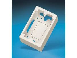 LEGRAND-ORTRONICS SMB,SG,PLASTIC 4.7X3X2,1PC,FG WHT
