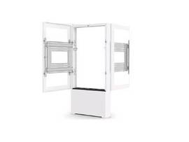 LEGRAND-CHIEF B2B PORTRAIT FLOOR KIOSK WHT 55IN
