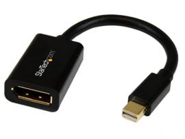 Mini DisplayPort to DisplayPort adapter converter; 4K x 2K video (3840x2400p 60H
