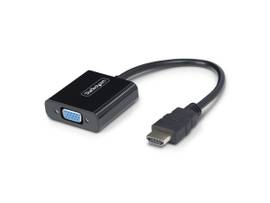 STARTECH HDMI TO VGA ADAPTER, ACTIVE VIDEO CONVERTER FOR LAPTOP/DESKTOP, 1920X1080 (1080P), HDMI SOURCE TO VGA MONITOR/DISPLAY/PROJECTOR