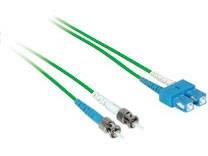 LEGRAND-ORTRONICS C2G 2M SC-ST 9/125 OS1 FIBER CBL-GRN