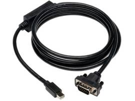 Mini DisplayPort 1.2 to VGA Active Adapter Cable, Mini DP to HD15 (M/M), 1920x12
