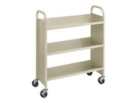 SAFCO  STEEL SLANT BOOK CART