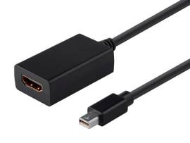 Mini DisplayPort 1.1 to HDMI Adapter with Audio Support, Black