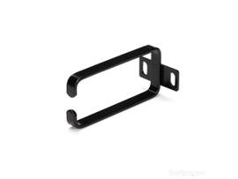 STARTECH 1U VERTICAL SERVER RACK CABLE MANAGEMENT D-RING HOOK - 1.8X3.9IN (4.5X10CM) RACK CABLE ORGANIZER - RACKMOUNT CABLE RING - FLEXIBLE OPENING CA
