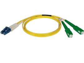 TRIPP LITE DPLX SGLMODE FBR CBL LC TO SC APC 6FT