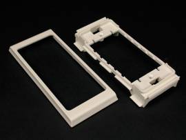 LEGRAND-WIREMOLD NM DEVICE BRACKET TRIM RING 40N W (PKG OF 5)