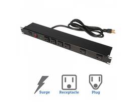 RACK SOLUTIONS 15A RACKMOUNT POWER STRIP