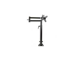 GAMBER HEIGHT-ADJUSTABLE EXTENDING DESKTOP MOUNT (INCLUDES 7110-1246 DUAL ARTICULATING ARM, 7110-1259 MEDIUM 2-DOWN JOINER, 7110-1316 75 X75 SURFACE