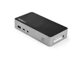 DUAL HDMI MONITOR USB-C DOCKING STATION W/ 65W POWER DELIVERY - MAC & WINDOWS - 1X TYPE-C & 3X TYPE-A PORTS - GBE - 1080P